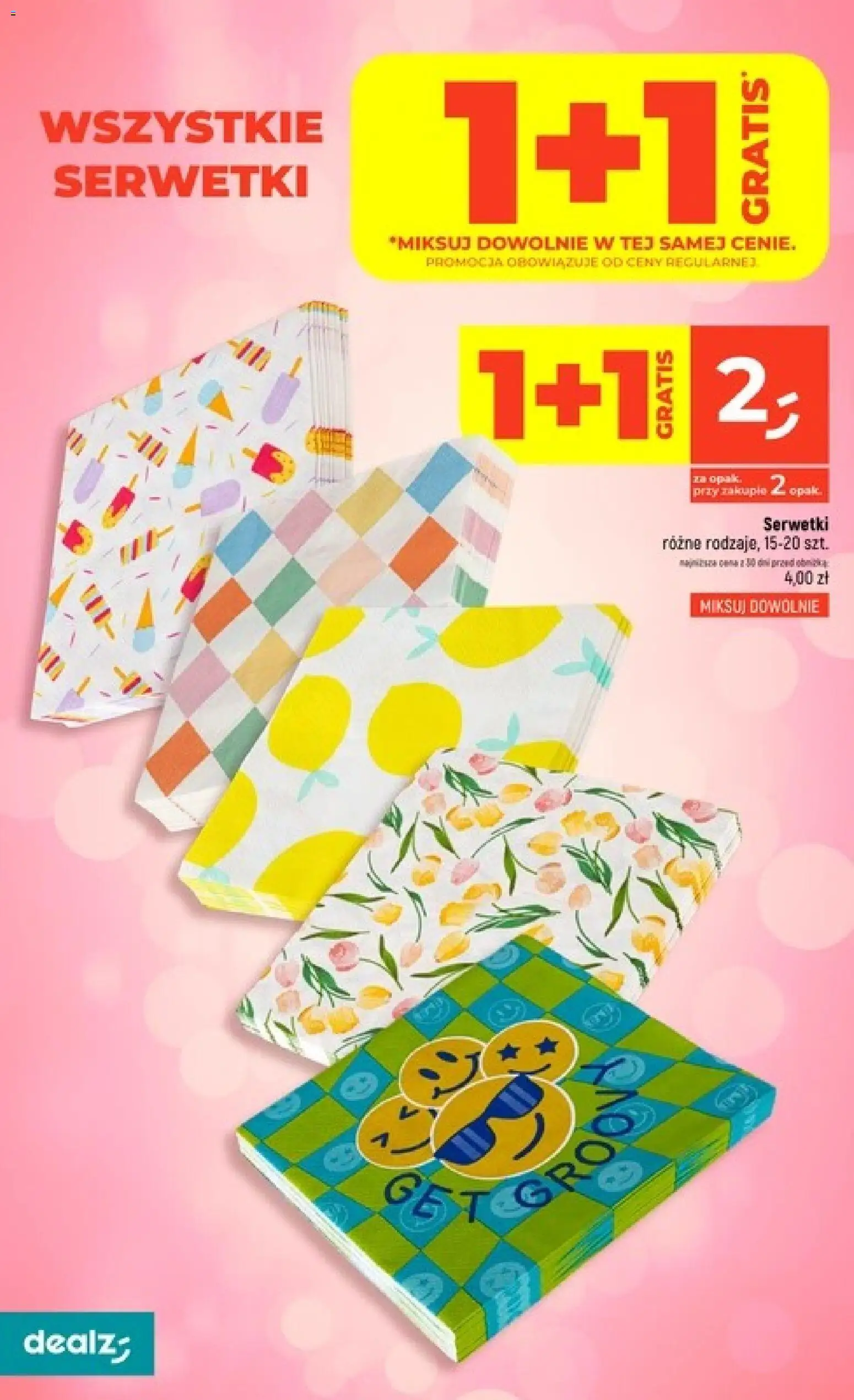 Dealz gazetka od 03.09.2026 | Strona: 50 | Produkty: Serwetki