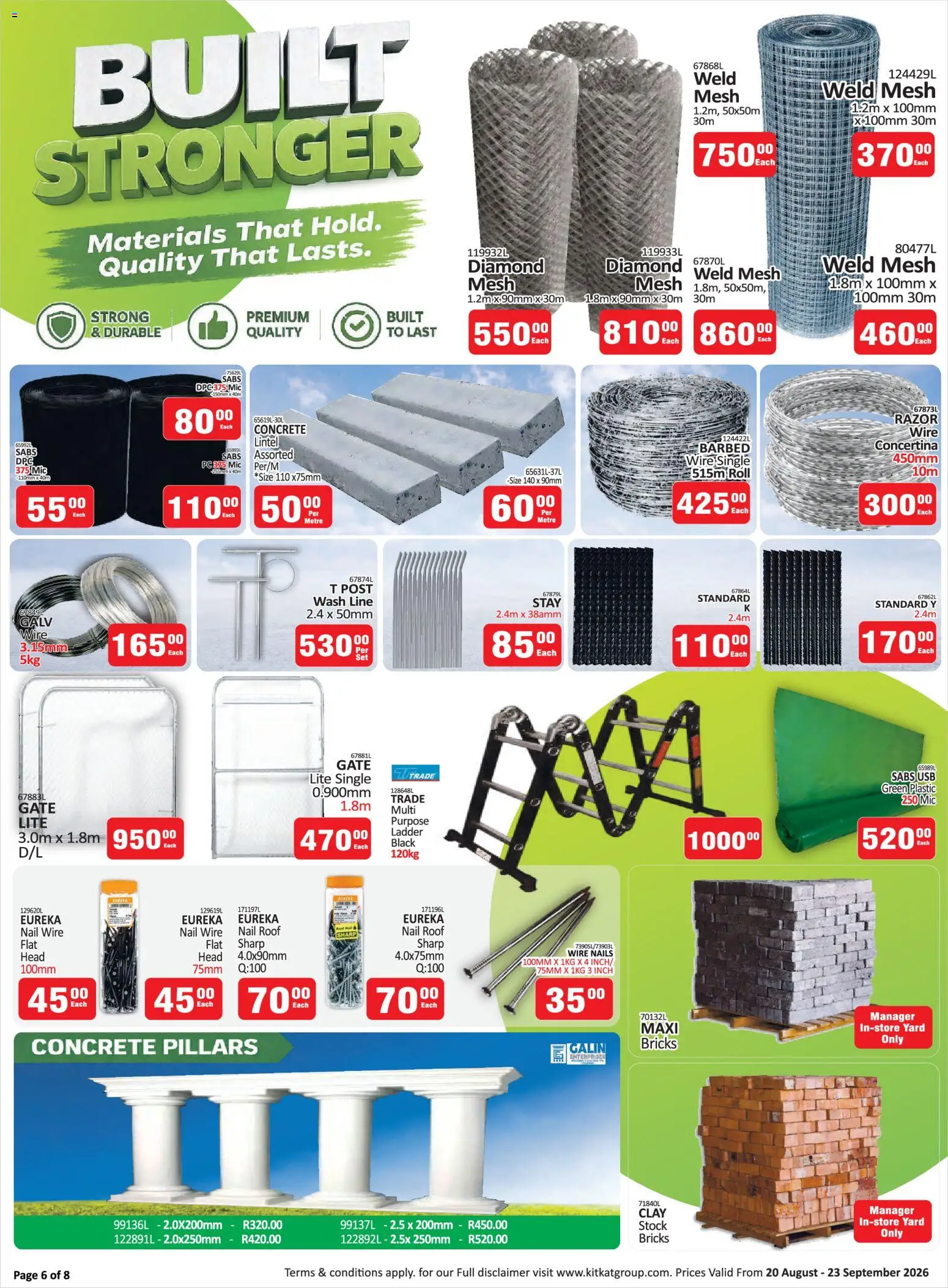 New KIT KAT Cash & Carry catalogue – valid from 20/08/2026 | Page: 6 | Products: USB, Gate, Stock, Clay