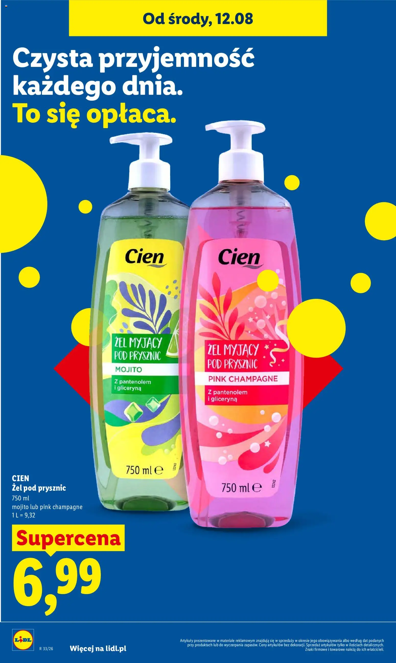 Lidl Polsko leták od 12.08.2026 | Strana: 88 | Produkty: Cien, Mojito, Champagne