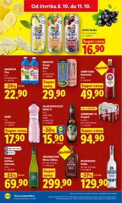 Náhled letáku MONSTER Energy drink, 0,5 l od 08.10.2026 | Strana: 31 | Produkty: Kombucha, Víno, Vodka, Gambrinus 10