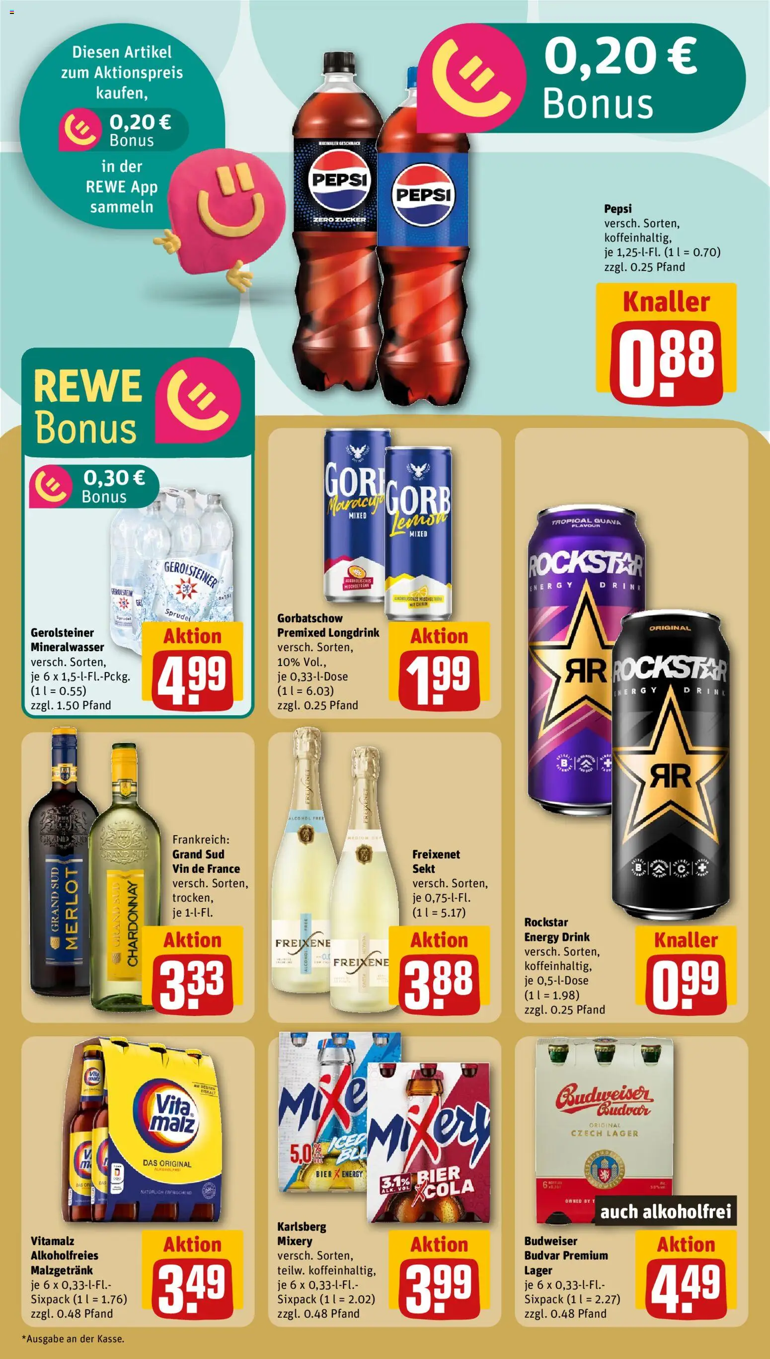 Rewe Prospekt | 08.06.2026 | Wie erhält man einen begrenzten Rabatt? | Deutschland