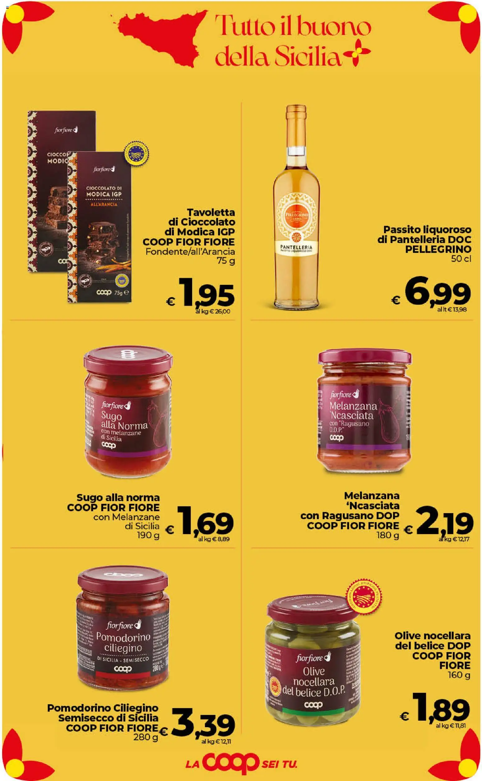 Volantino COOP del 11/08/2026 | Pagina: 8 | Prodotti: Cioccolato, Melanzana, Melanzane, Sugo