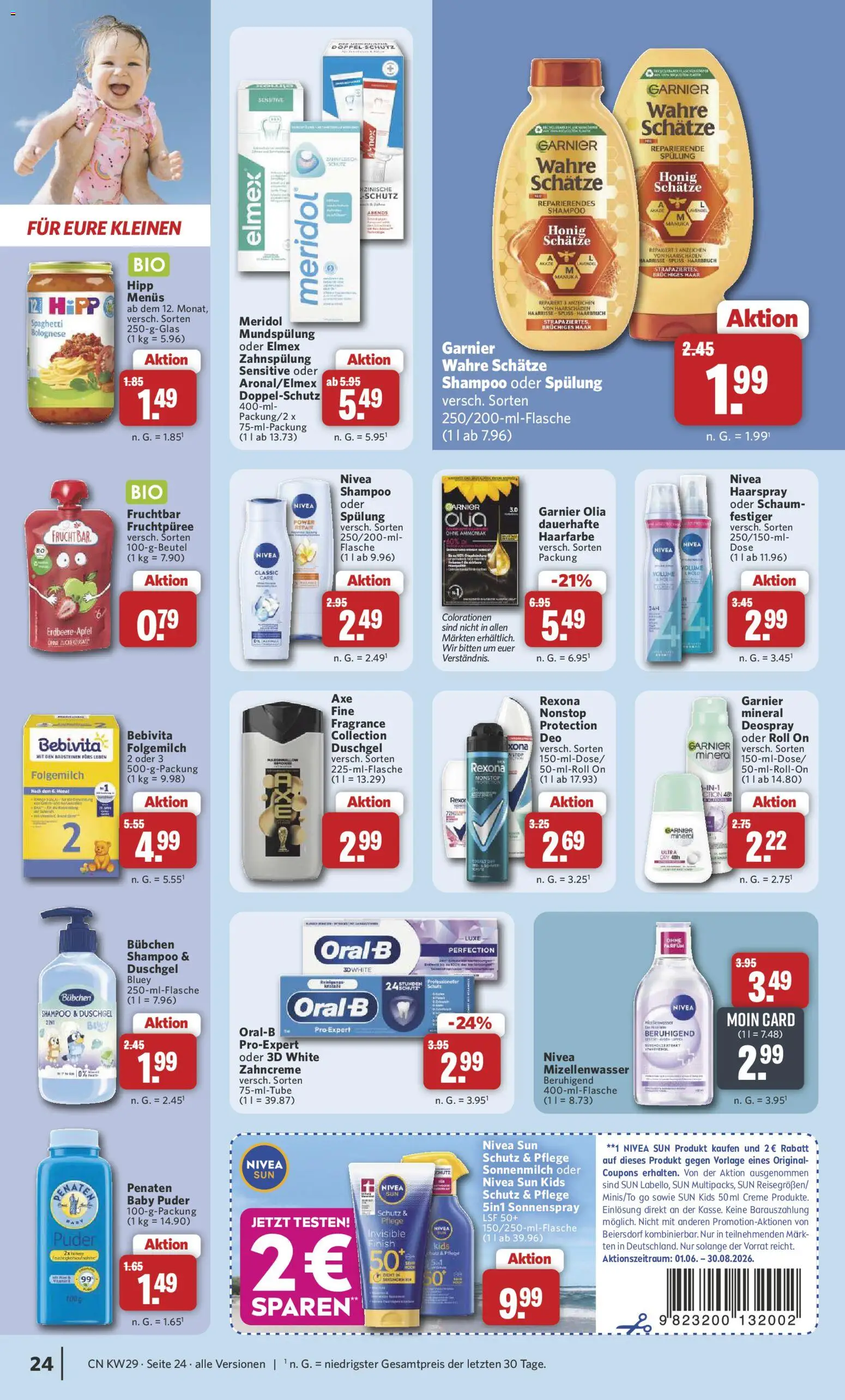 Combi Prospekt – gültig ab 13.07.2026 | Seite: 26 | Produkte: Spaghetti, Finish, Duschgel, Deospray