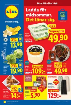 Lidl erbjudanden - Förhandsvisning av reklamblad från butik Lidl aktuell från 08.06.2026