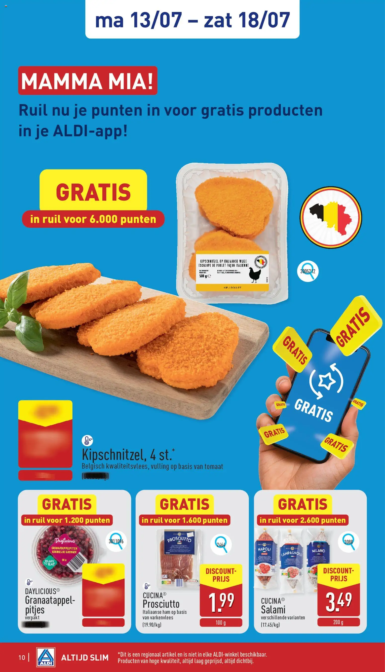 {H1} | Pagina: 10 | Producten: Varkensvlees, Granaatappel, Tomaat, Salami