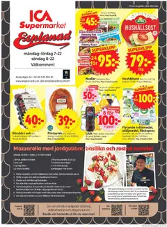 ICA Supermarket - Aktuella erbjudanden - Förhandsvisning av reklamblad från butik ICA Supermarket aktuell från 22/06/2026