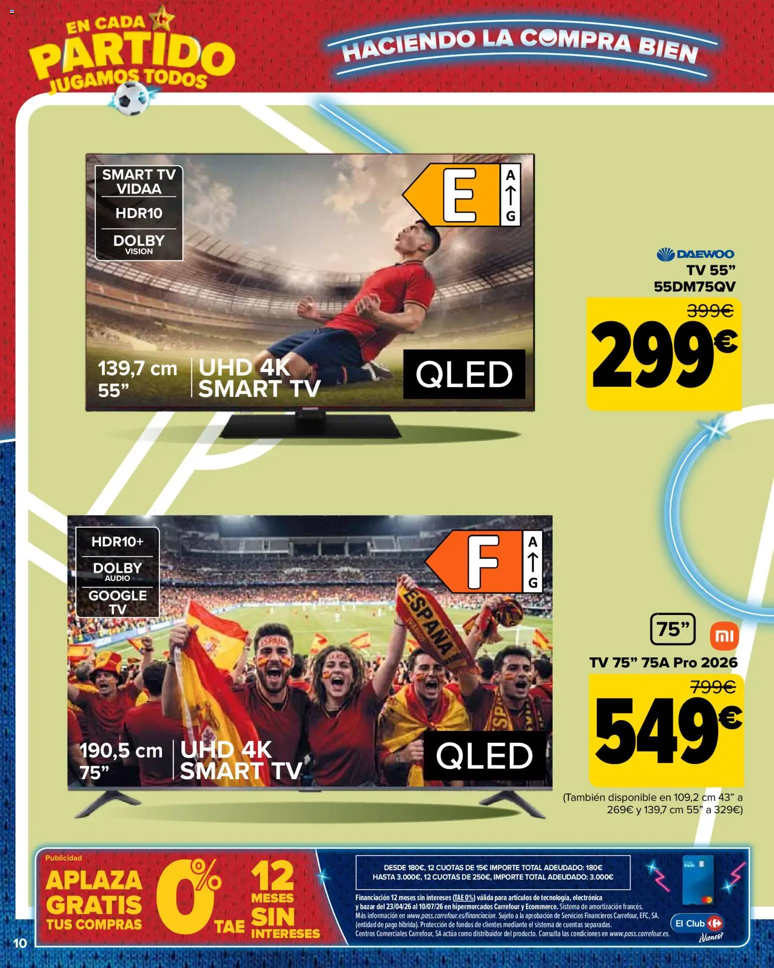 Carrefour La Fiesta del Futbol │ válido desde el 11.06.2026 | Página: 10 | Productos: Audio