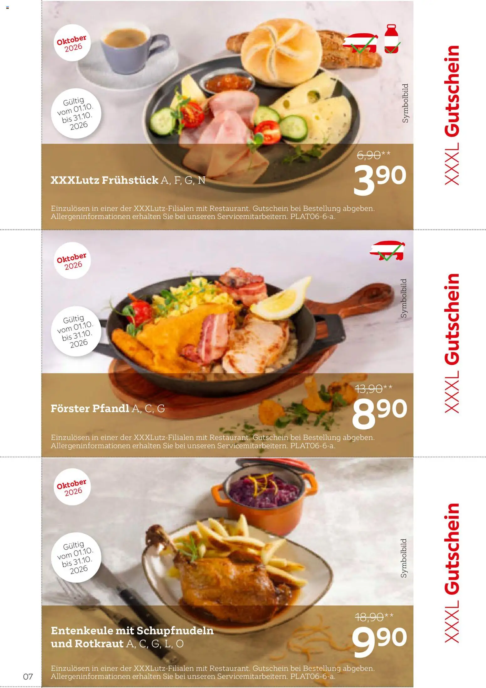 XXXLutz Restaurant gültig ab 01.08.2026 | Seite: 7