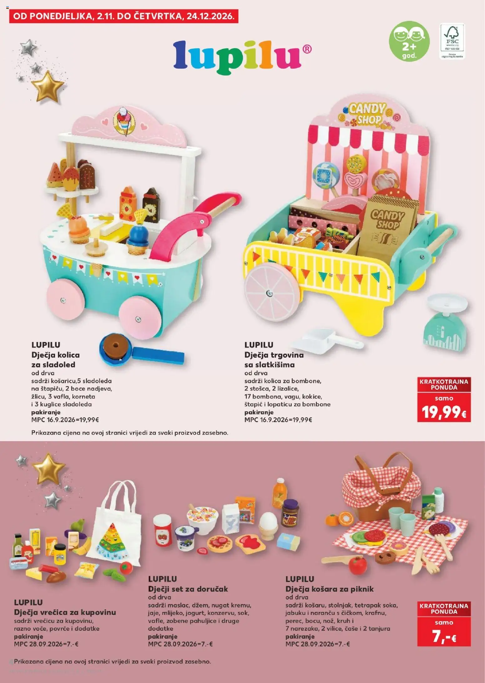 Kaufland katalog | vrijedi od 02.11.2026 | Stranica: 4 | Proizvodi: Kruh, Zobene pahuljice, Pahuljice, Sladoled