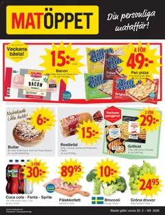 Matöppet erbjudanden - Förhandsvisning av reklamblad från butik Matöppet aktuell från 03/08/2026