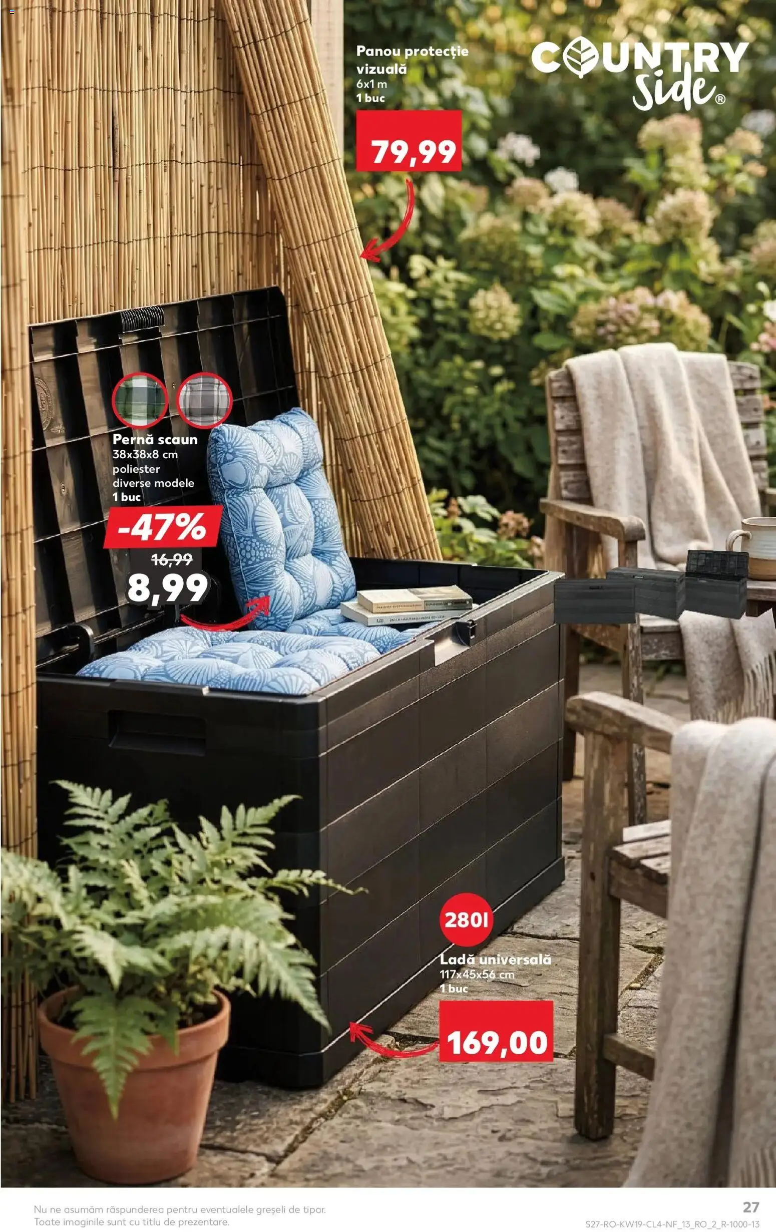 Noul catalog Kaufland – valabil de la 06.05.2026 | Pagină: 27 | Produse: Pernă scaun, Pernă, Scaun