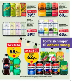 Bordershop - Tilbudsavis gyldig fra 08.04.2026 | Side: 13 | Produkter: Lime, Faxe Kondi, Pepsi, Tuborg Squash