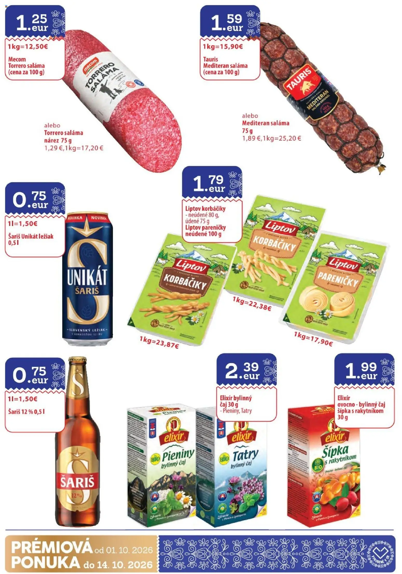 Nové Sintra akcie – leták je platný od 01.10.2026 | Strana: 30