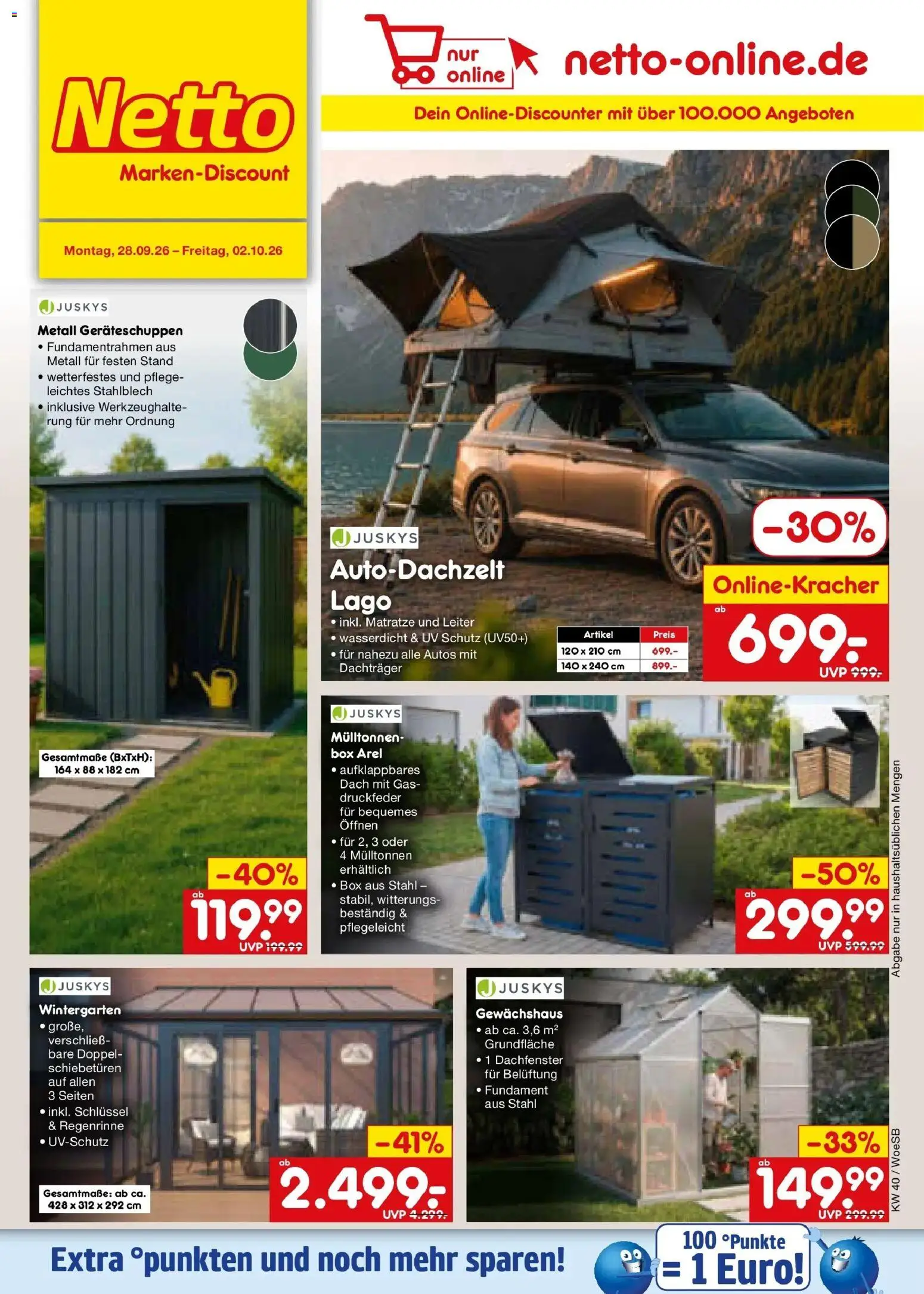 Netto Marken-Discount Prospekt Gemmingen – gültig ab 28.09.2026 | Seite: 44 | Produkte: Matratze, Box