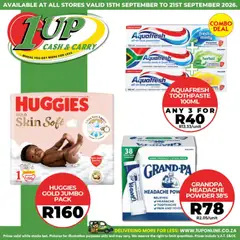 1UP Cash & Carry specials catalogue – valid from 15/09/2026 | Page: 5 | Products: Powder, Toothpaste, Lemon