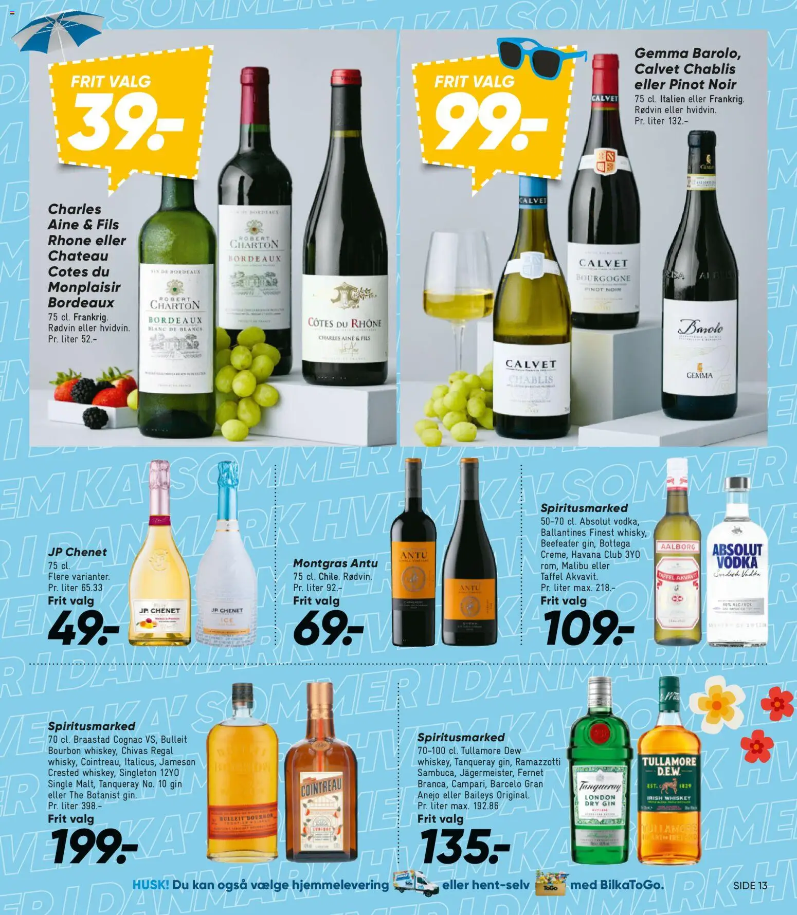 Bilka tilbudsavis – gyldig fra 26/06/2026 | Side: 15 | Produkter: Amendoins, Asas de frango, Vin, Vodka