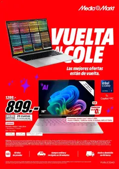 Vista previa Media Markt Vuelta al Cole válido desde el 26/08/2026