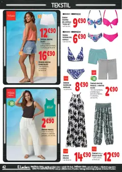 E.leclerc katalog akcije – veljaven od 08.07.2026 | Stran: 42 | Izdelki: Podloga, Hlace, Kopalke, Obleka