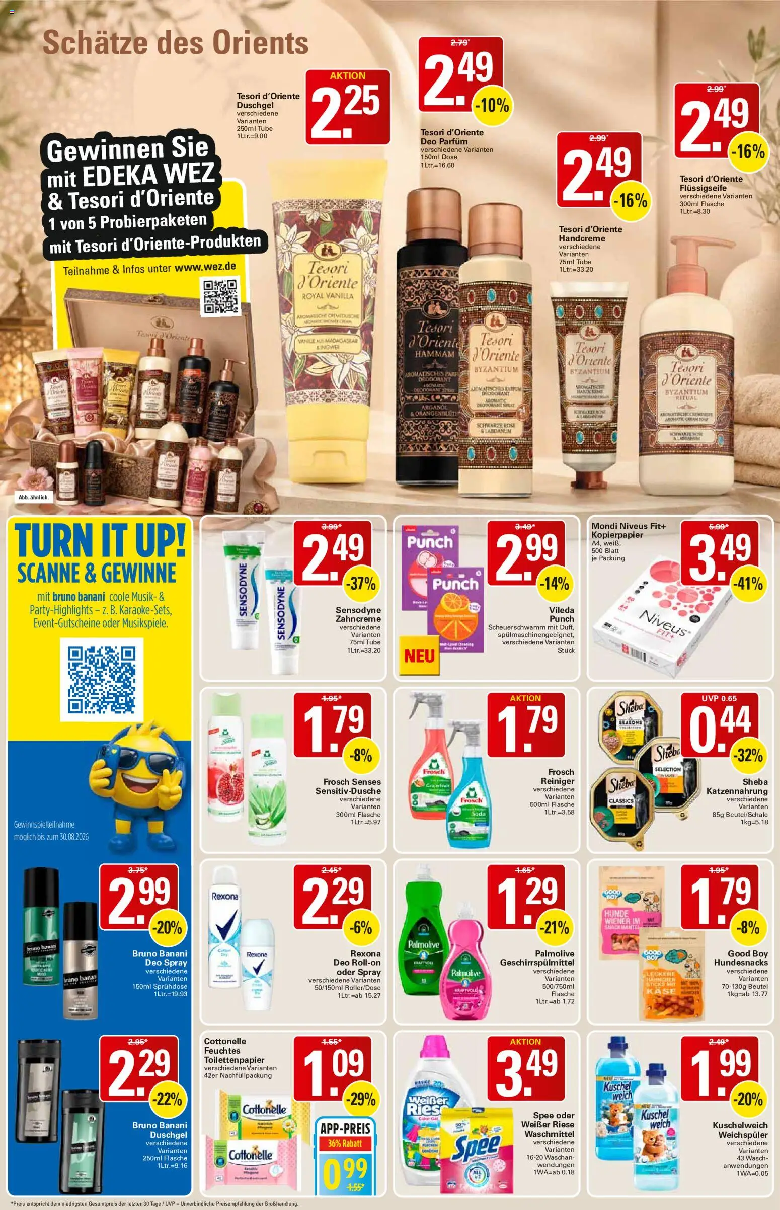 WEZ Prospekt – gültig ab 24.08.2026 | Seite: 14 | Produkte: Parfüm, Spee, Reis, Toilettenpapier