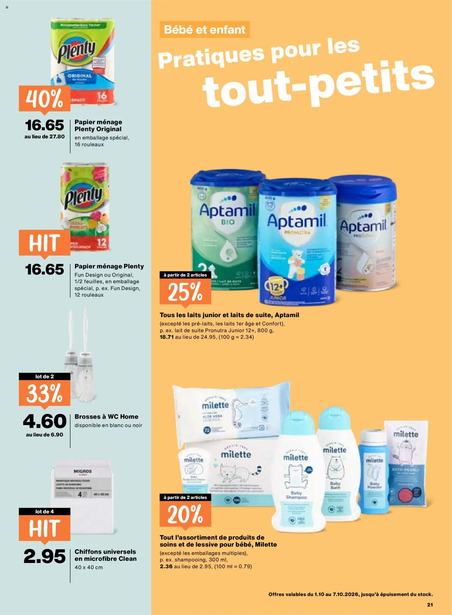 Migros aktionen FR – gültig ab 01.10.2026 | Seite: 21 | Produkte: Shampoo