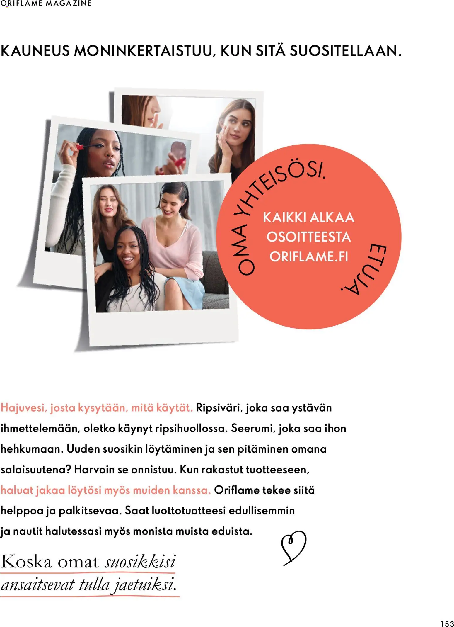 Oriflame tarjoukset – voimassa 07/10/2026 alkaen | Sivu: 153