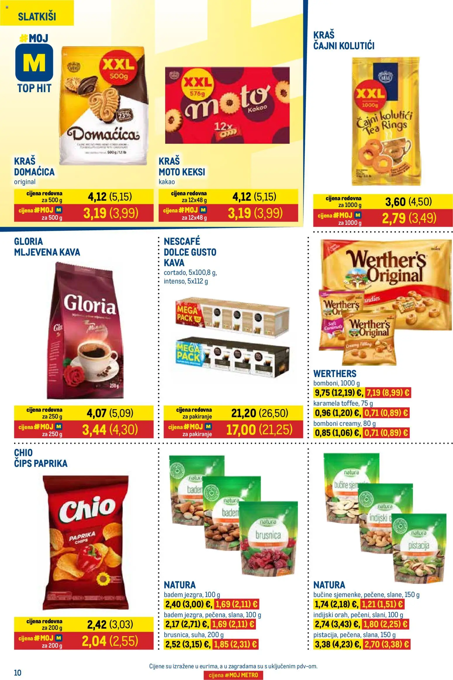 Metro katalog | vrijedi od 01.07.2026 | Stranica: 10 | Proizvodi: Keksi, Nescafe, Kava, Kakao