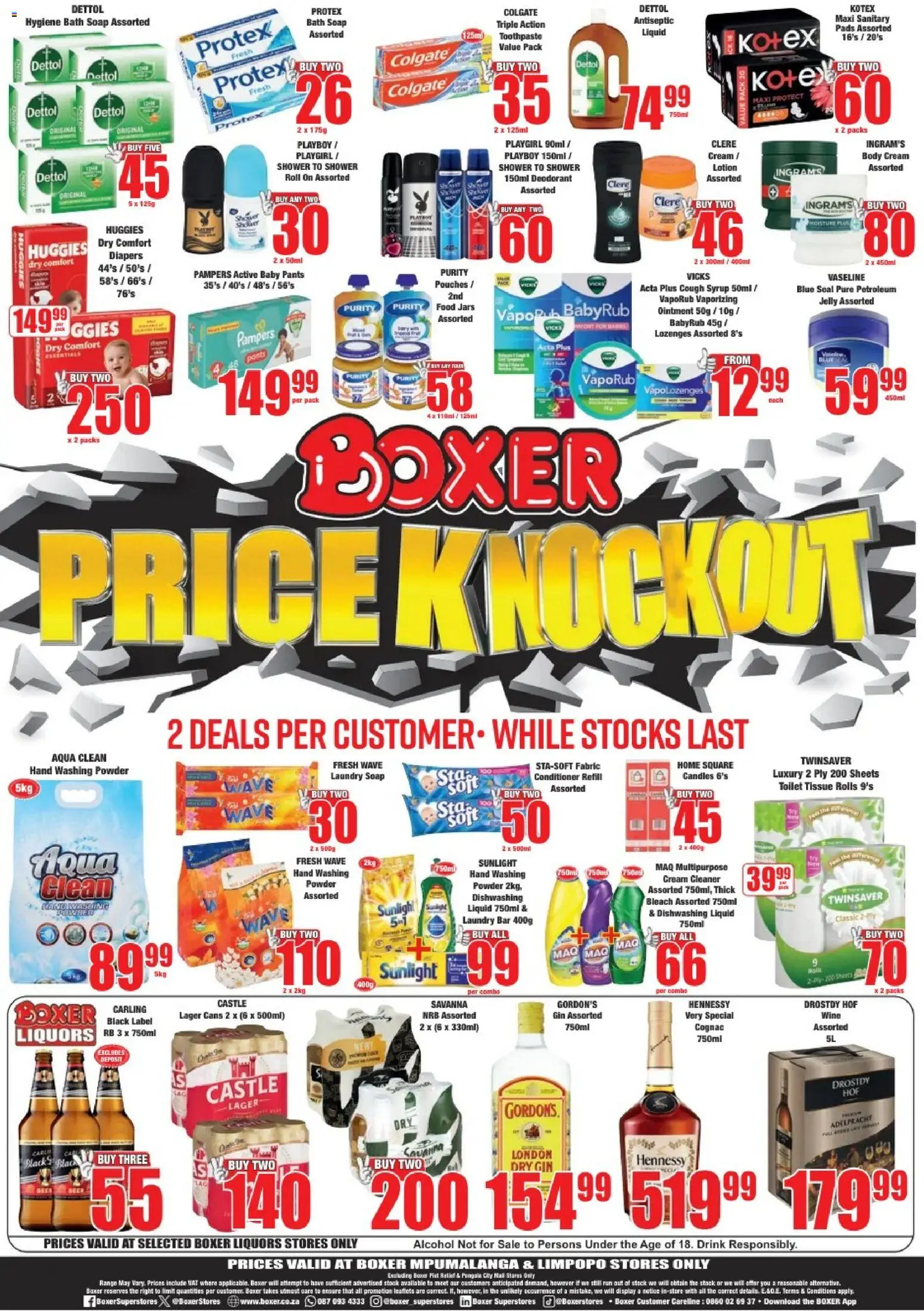 New Boxer catalogue – valid from 08.06.2026 | Page: 8 | Products: Toothpaste, Petroleum jelly, Toilet paper, Dishwashing liquid