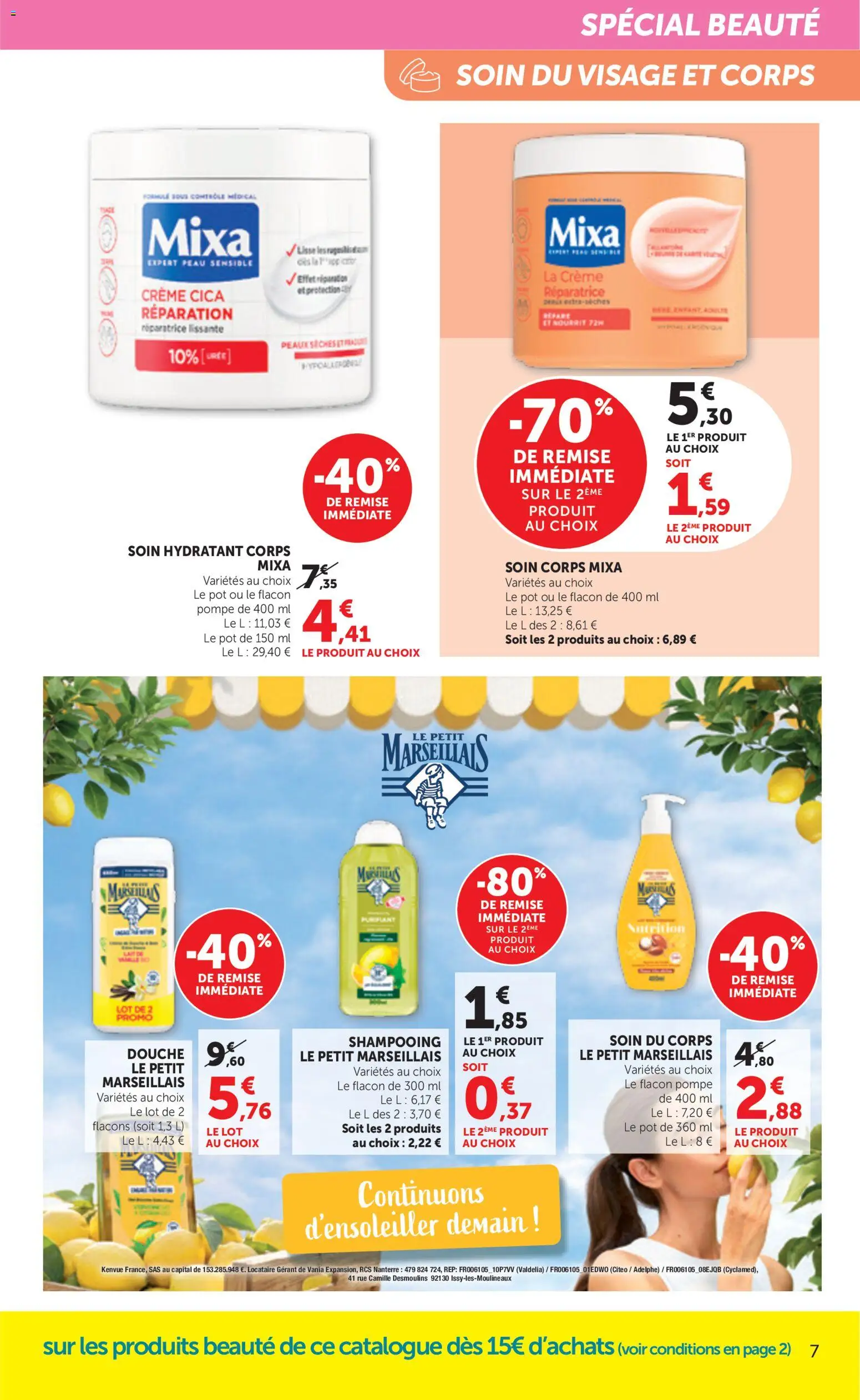 {H1} | Page: 7 | Produits: Produits beauté, Shampooing, Douche, Crème