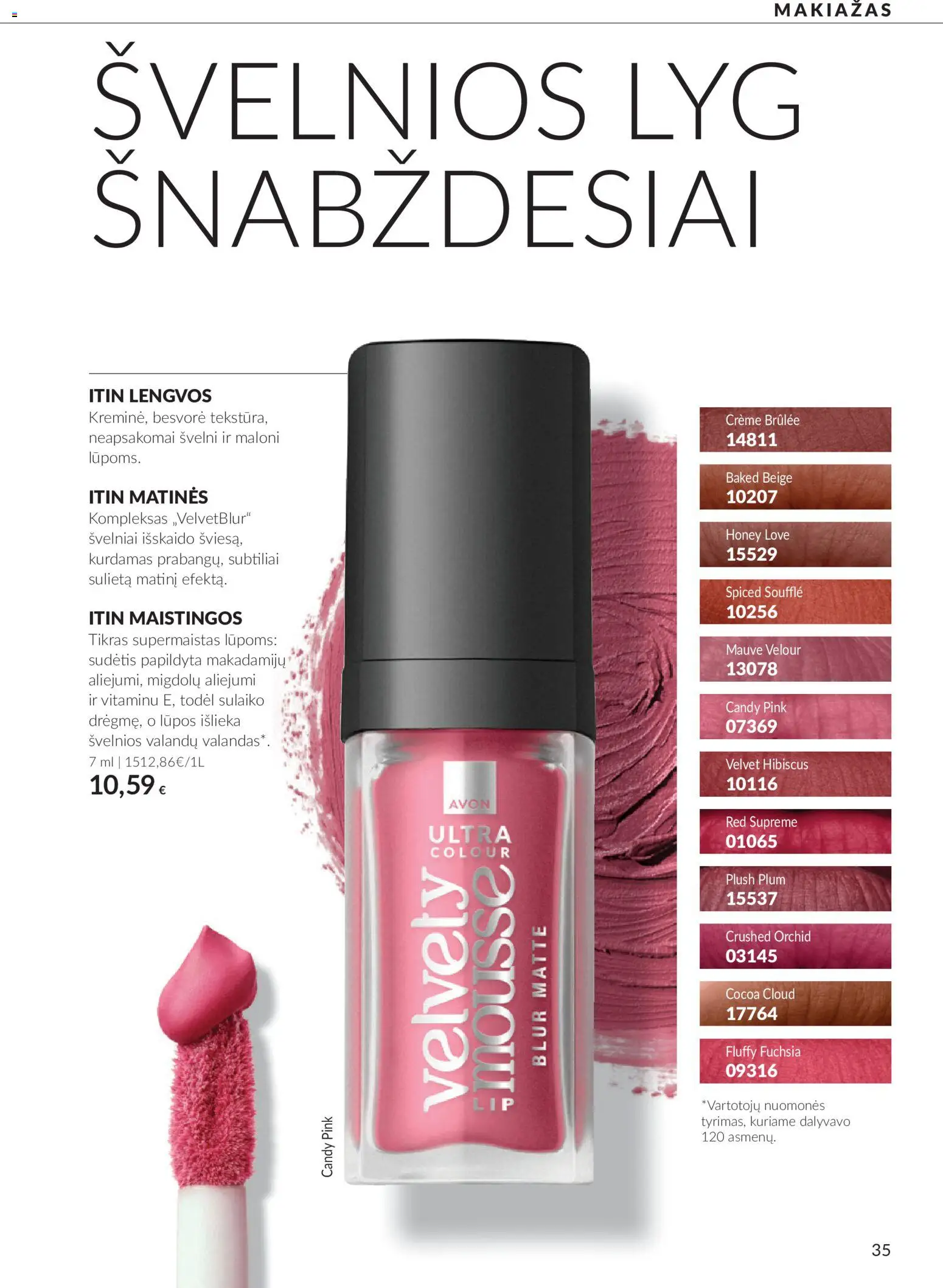 AVON akcijos nuo 2026.09.30 | Puslapis: 35 | Prekių: Makiažas