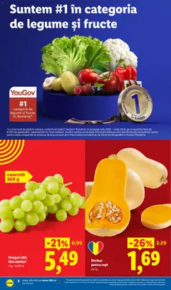 Ofertele Lidl valabile de la 19.10.2026 | Pagină: 2 | Produse: Caserola, Tip, Legume, Fructe