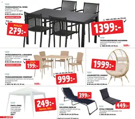 Jem & Fix erbjudanden - Förhandsvisning av reklamblad från butik Jem & Fix aktuell från 06/07/2026 | Sida: 6 | Produkter: Solsäng, Loungestol