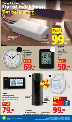 Lidl - Nonfood gyldig fra 10.05.2026 | Side: 17 | Produkter: Stik, Termometer, Ur, Vejrstation