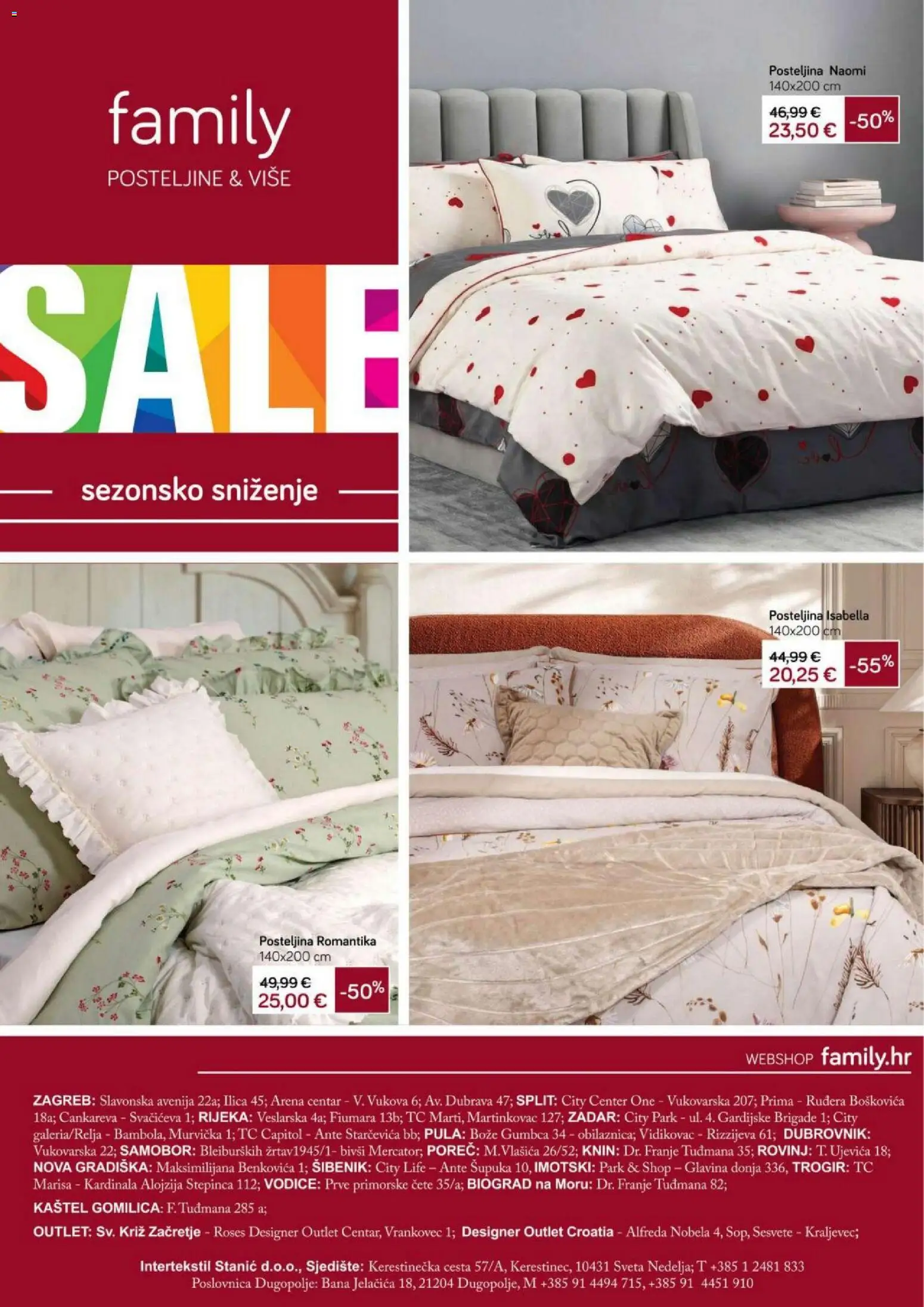 Stanić Diskont katalog | vrijedi od 09.07.2026 | Stranica: 15 | Proizvodi: Posteljina