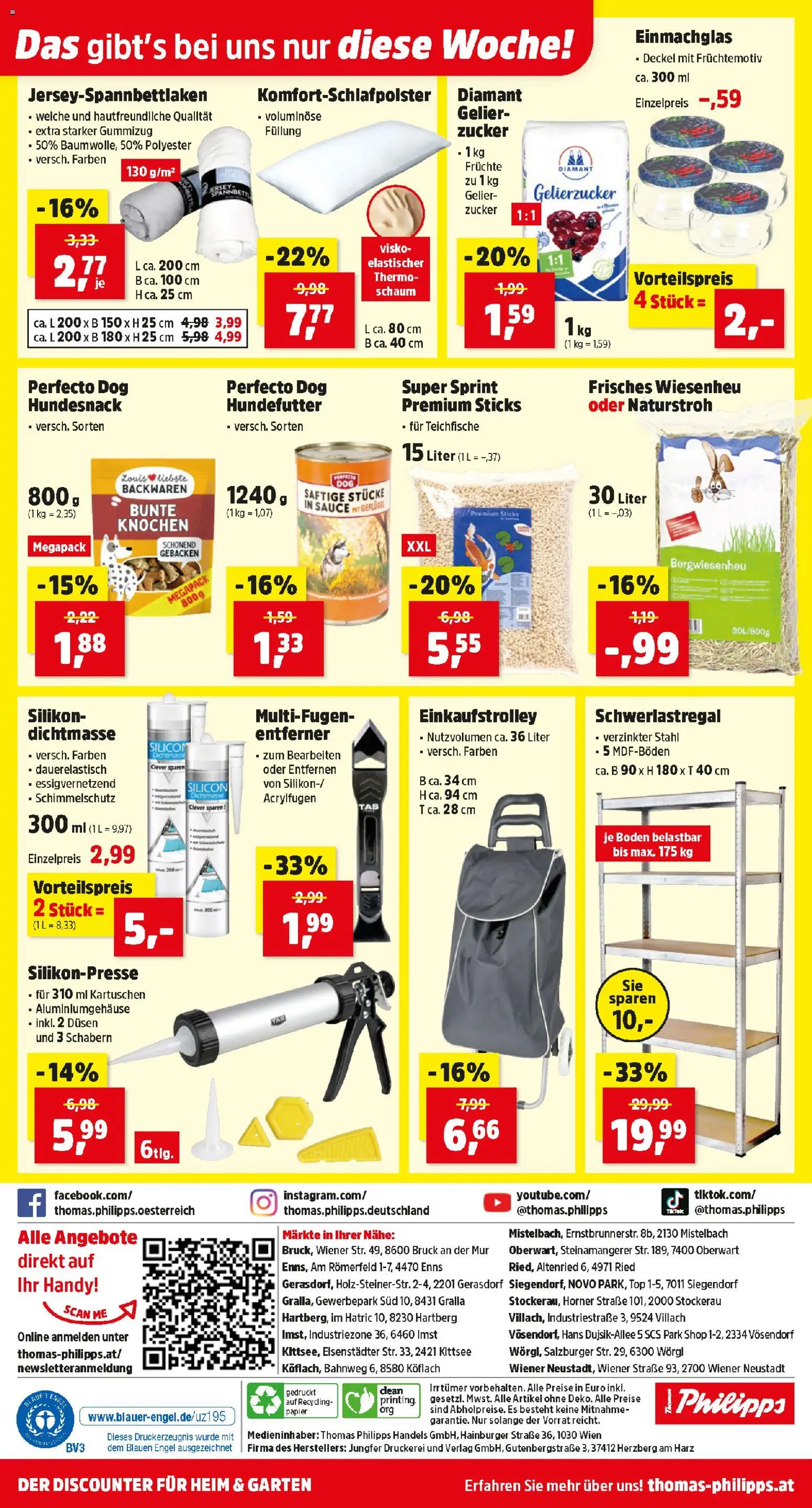 Thomas Philipps Flugblatt gültig ab 24.08.2026 | Seite: 10 | Produkte: Zucker, Gelierzucker, Hundefutter