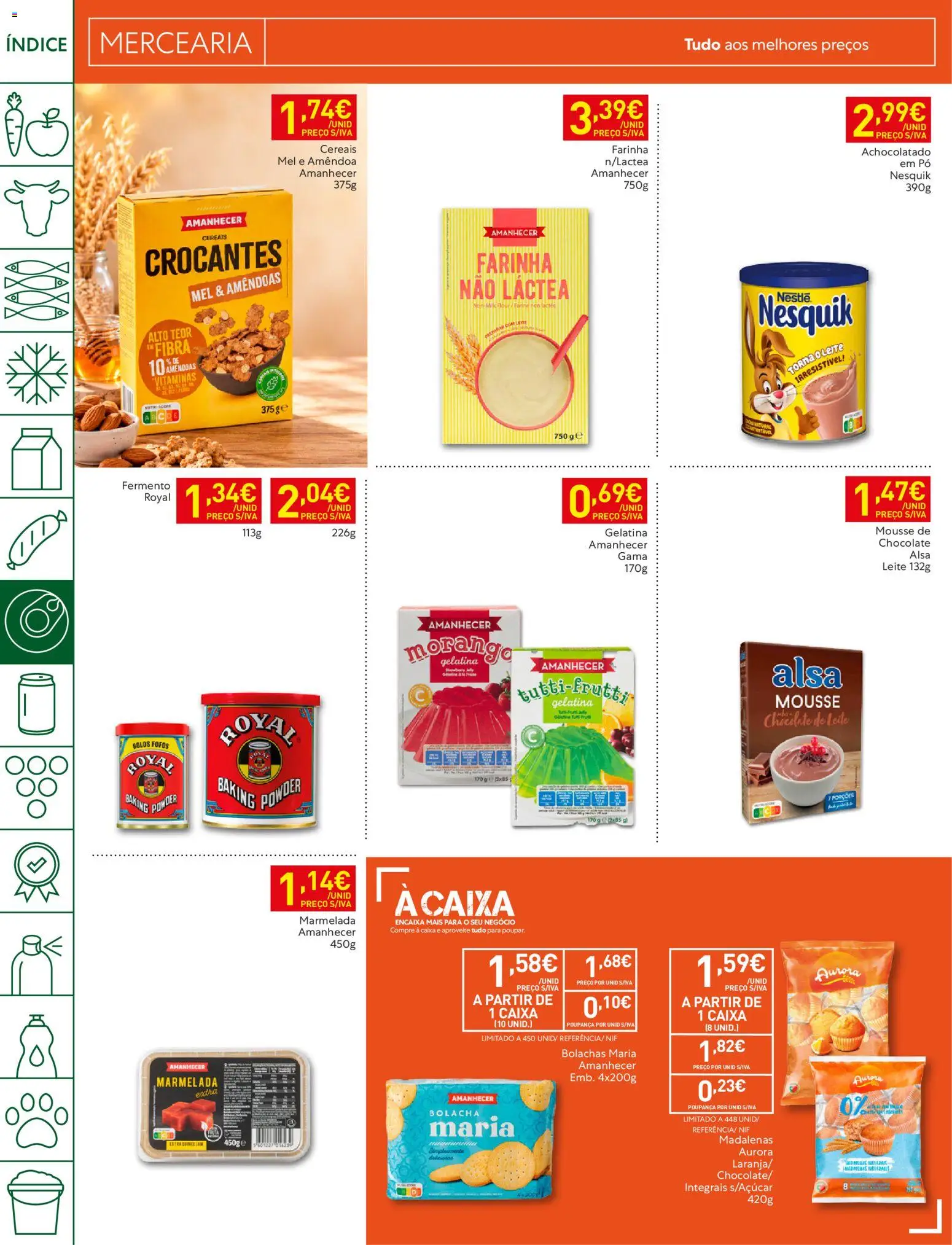 Recheio folheto Madeira │ válido de 29/09/2026 | Página: 16 | Produtos: Gelatina, Bolachas, Caixa, Leite
