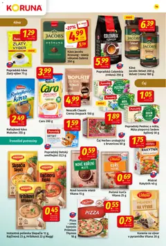 Koruna leták platný od 11.09.2026 | Strana: 14 | Produkty: Káva, Popradská káva, Čaj, Nescafé Classic