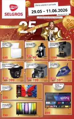 Ofertele Selgros valabile de la 29.05.2026