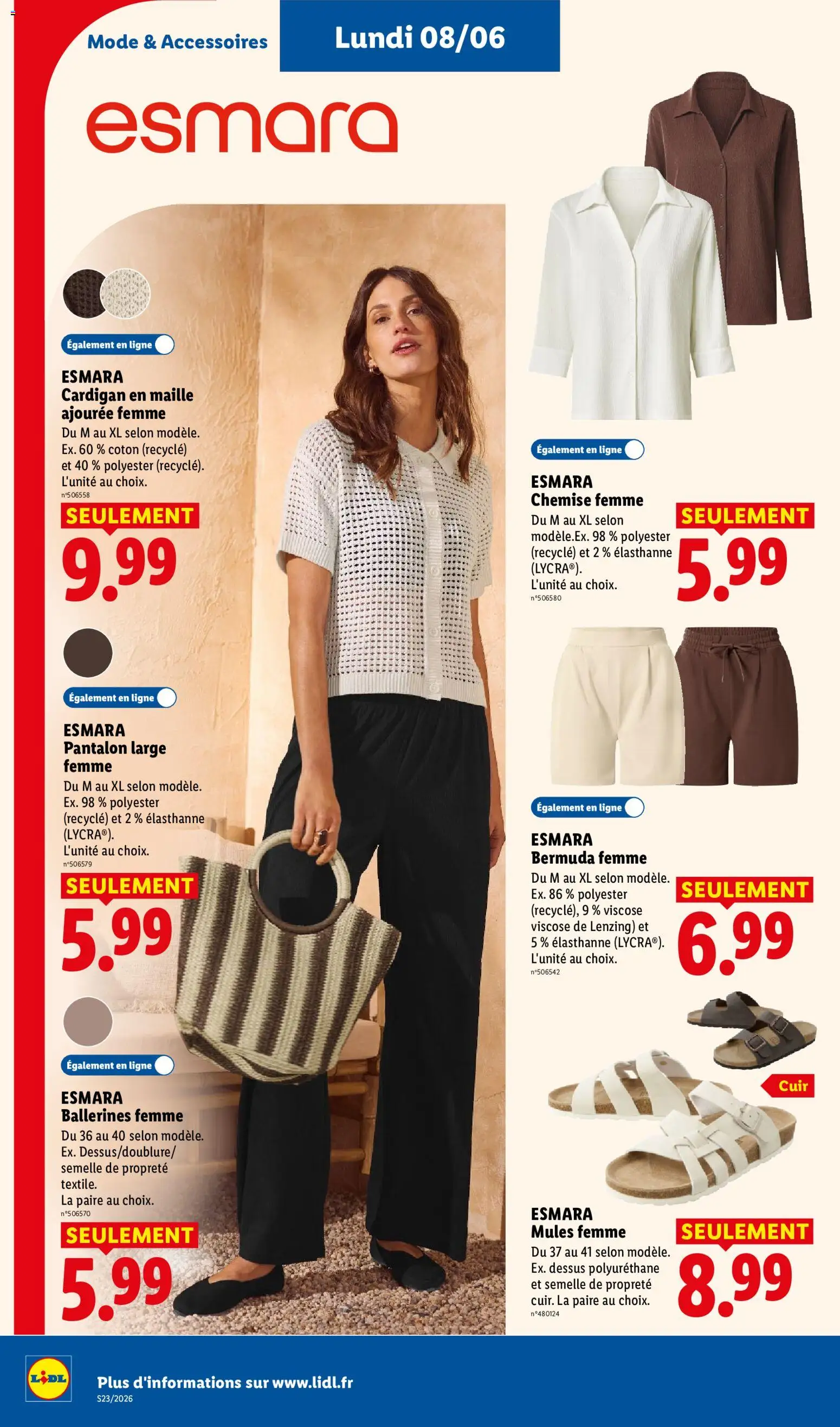 {H1} | Page: 52 | Produits: Bermuda, Chemise, Shorts, Ballerines