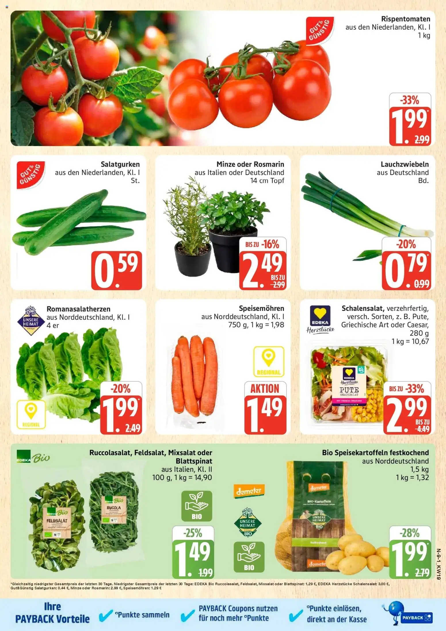 Marktkauf Prospekt Cuxhaven	 – gültig ab 04.05.2026 | Seite: 9 | Produkte: Pute, Rucola