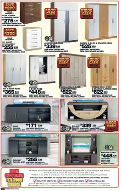 Lewis Stores specials catalogue – valid from 13.04.2026 | Page: 6 | Products: Cover, Case, Chest of drawers, Plasma unit