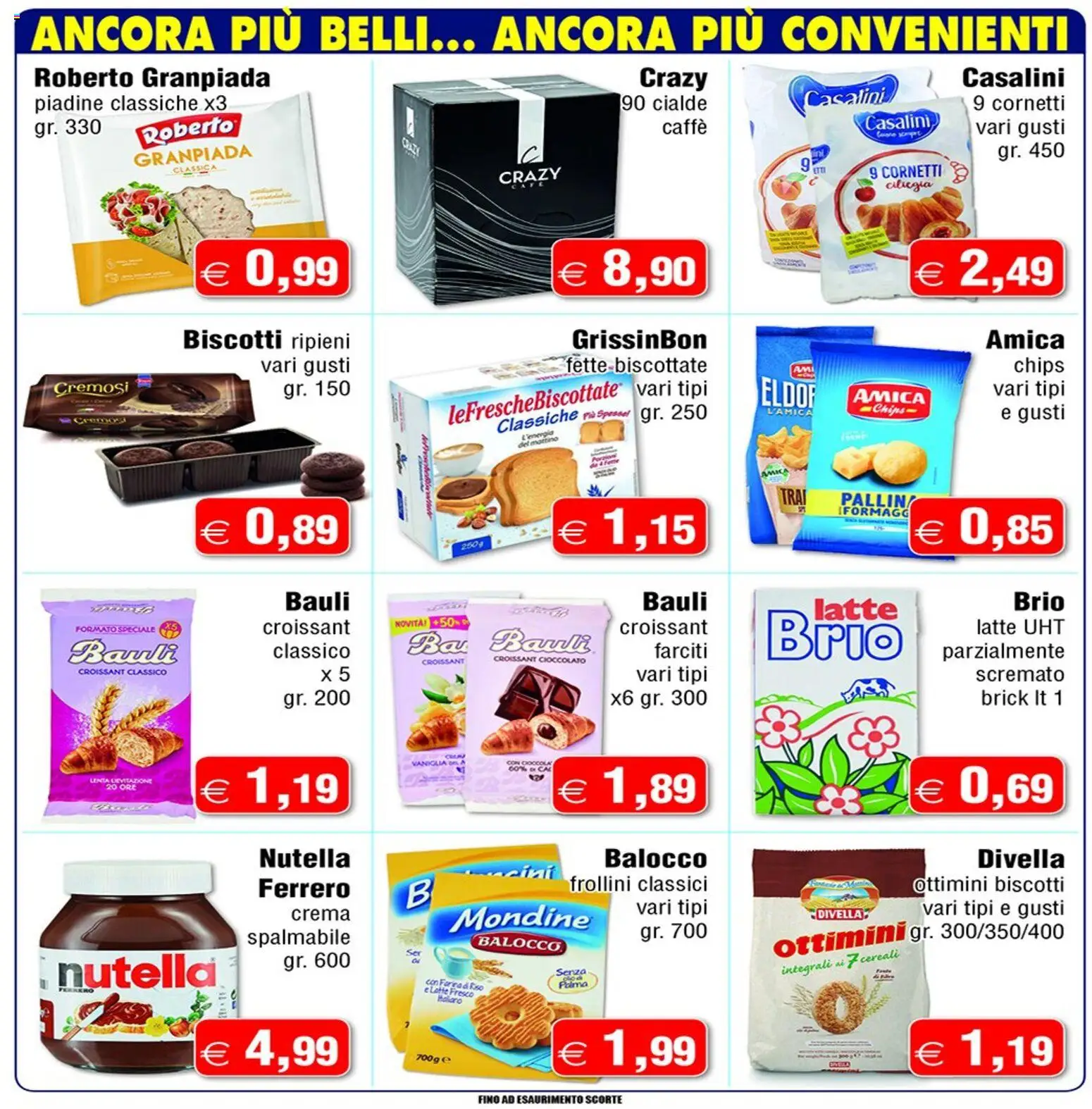Volantino Magazzini Smart del 01.06.2026 | Pagina: 3 | Prodotti: Cioccolato, Riso, Cereali, Croissant