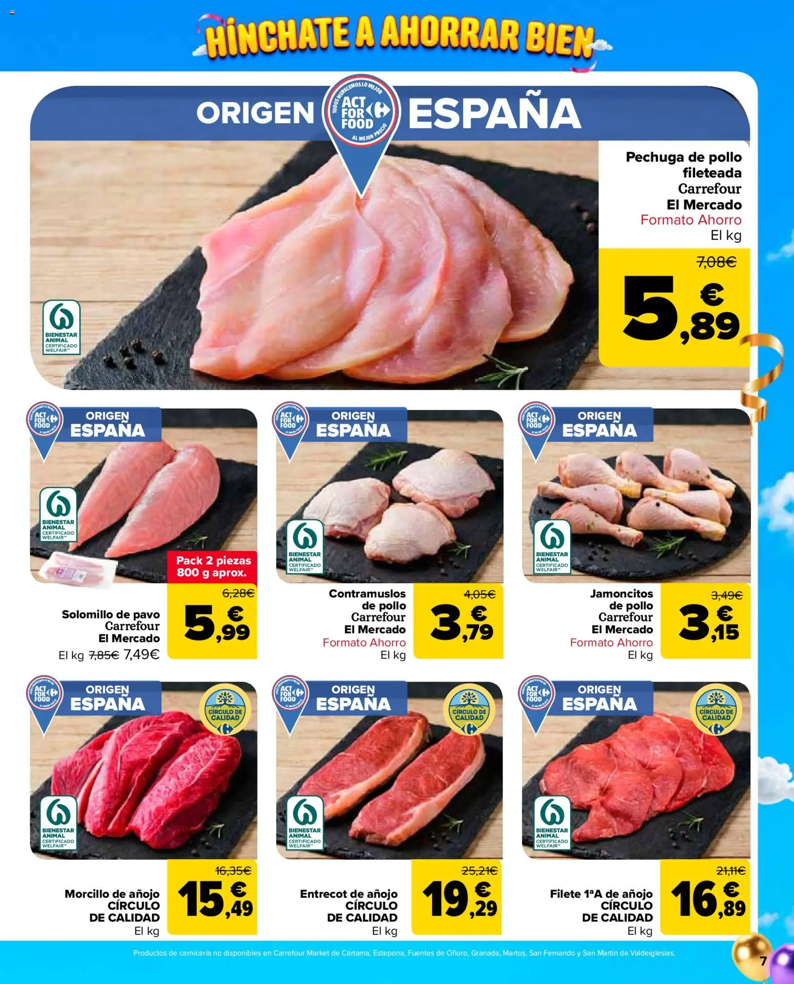 Carrefour Market folleto │ válido desde el 24/09/2026 | Página: 7 | Productos: Pechuga de pollo fileteada, Entrecot, Filete, Pollo