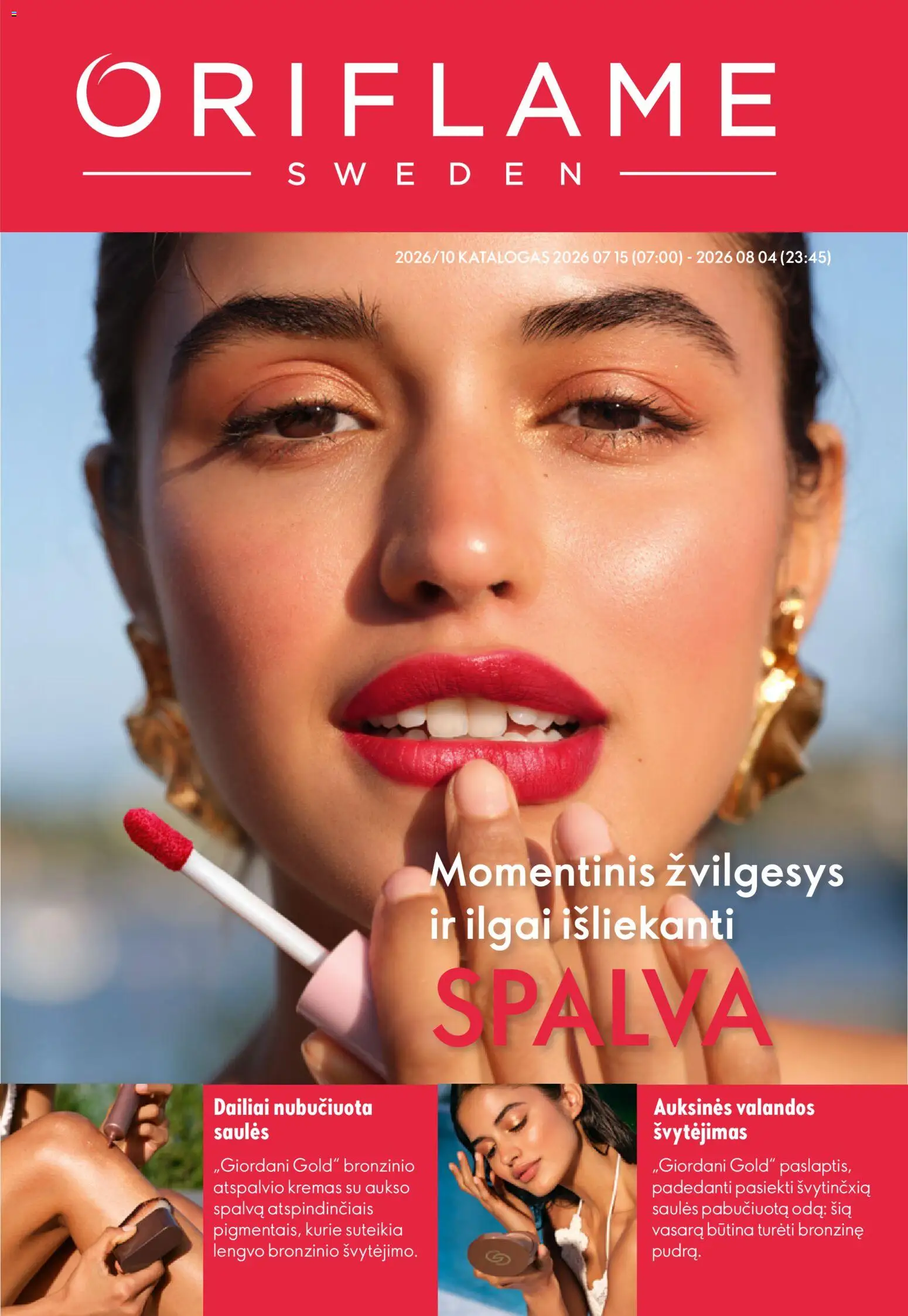 Oriflame akcijos nuo 2026.07.15 | Puslapis: 1 | Prekių: Pudra, Kremas