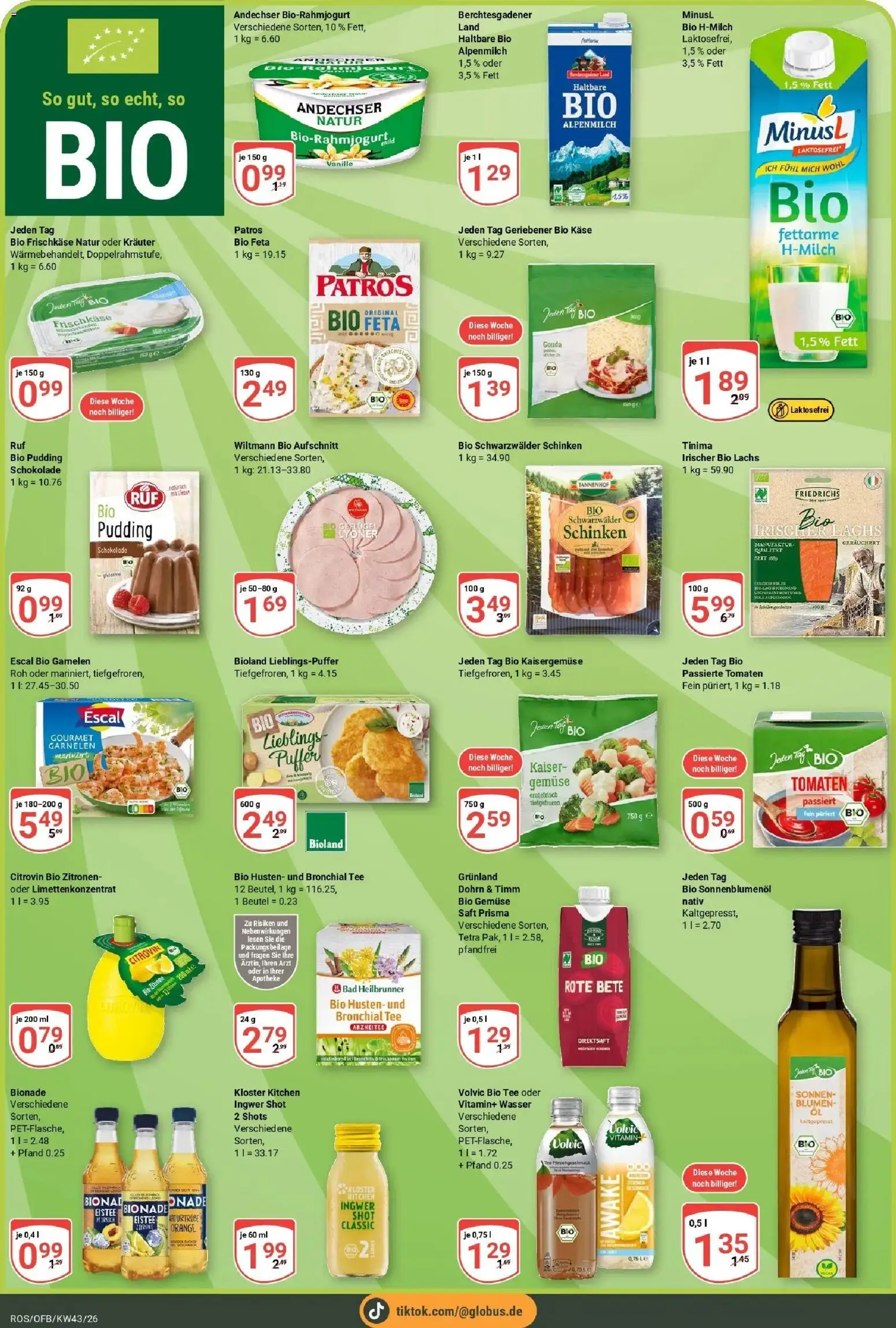 Globus Prospekt Lambrechtshagen (ab 19.10.2026) » Angebote online | Seite: 15 | Produkte: Feta, Schokolade, Blumen, Garnelen