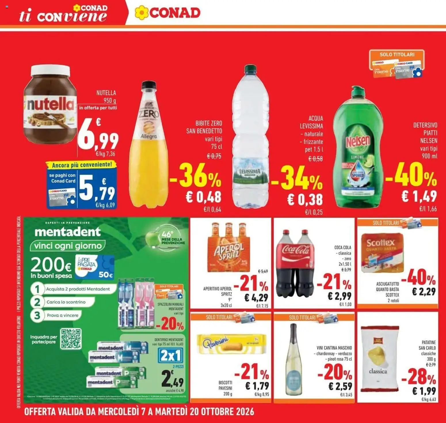 Volantino Conad del 07/10/2026 | Pagina: 34
