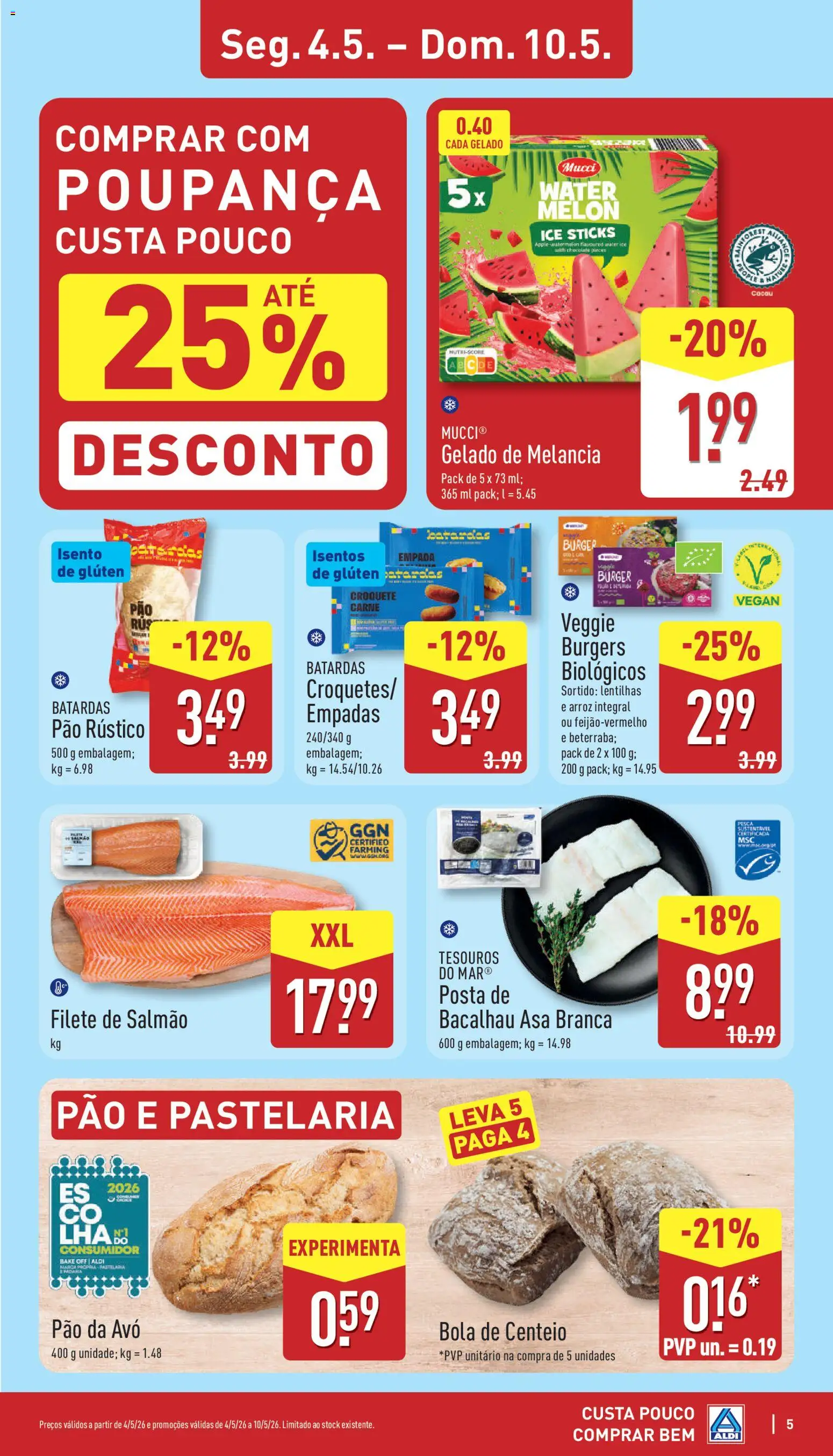 Aldi folheto | 04/05/2026 |  🎉 Como obter um desconto limitado? Poupe ainda hoje! | Portugal