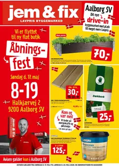 Jem & fix - Åbningsavis - Aalborg gyldig fra 17.05.2026