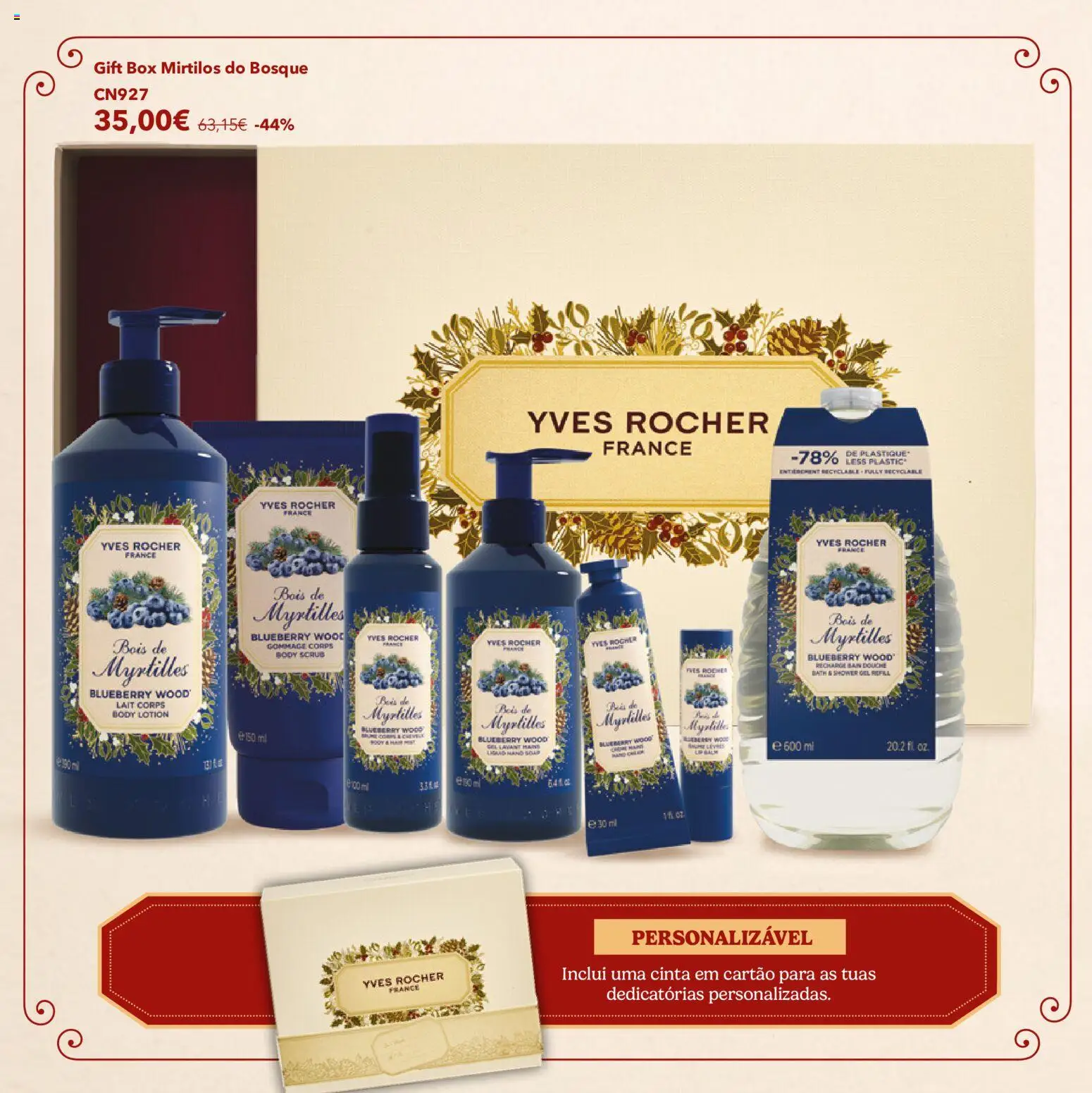 Yves Rocher Catálogo de natal │ válido de 21/10/2026 | Página: 20 | Produtos: Mirtilos