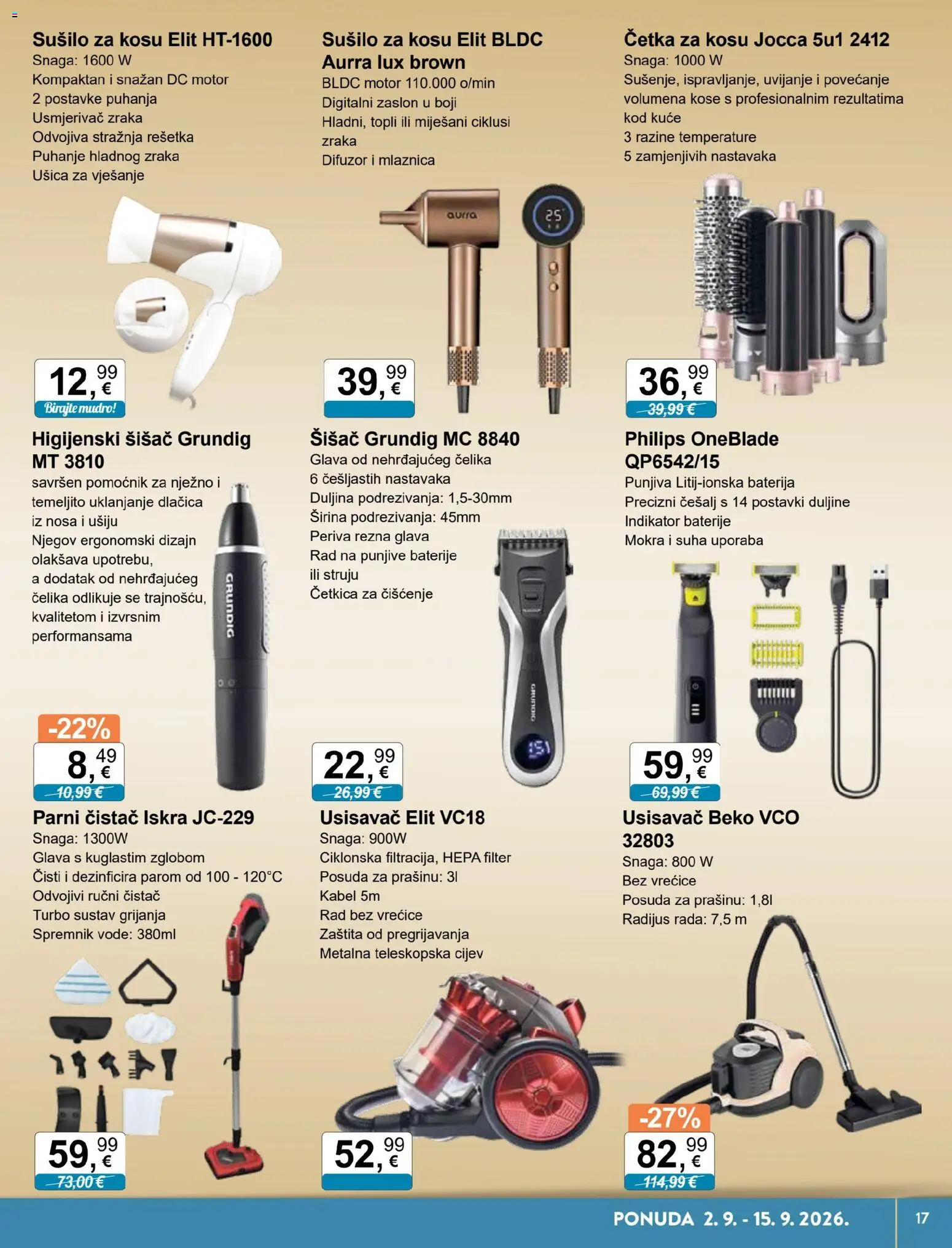KTC katalog | vrijedi od 02.09.2026 | Stranica: 11 | Proizvodi: Baterija, Četka, Baterije, Četka za kosu