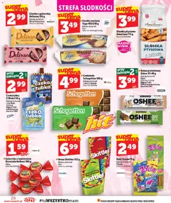 Pogląd oferty "Topaz gazetka" - ważna od 06.08.2026 | Strona: 28 | Produkty: Galaretka, Słomka ptysiowa, Żurawina, Czekolada